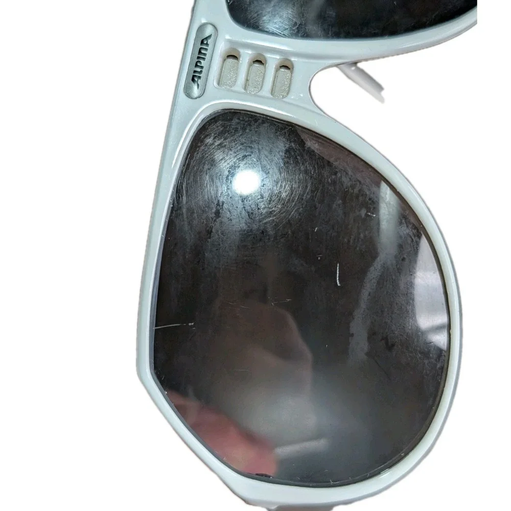 Alpina Vintage White Sport Sunglasses SWIFT A400 POL Made in‎ W Germany